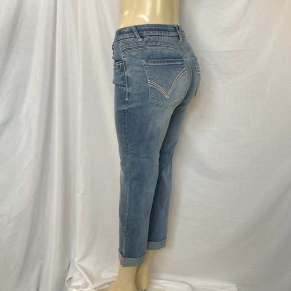 DEMOCRACY Jeans Women’s Tummy Control Size 6 Ankle Cropped Embroidered NWOT - Picture 7 of 8